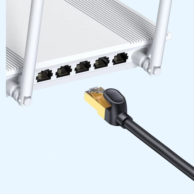 Кабель Baseus Seven High Speed RJ45 Network Cable 10Gbps 20m Black (WKJS010901)
