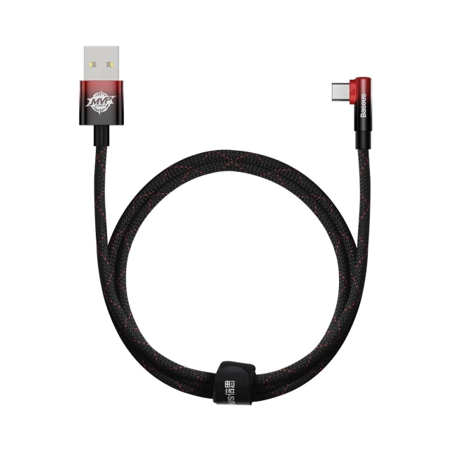 Кабель Baseus MVP 2 Elbow-shaped Data Cable 5A USB to Type-C 1m Red (CAVP000420)
