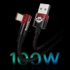 Кабель Baseus MVP 2 Elbow-shaped Data Cable 5A USB to Type-C 1m Blue (CAVP000421)