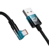 Кабель Baseus MVP 2 Elbow-shaped Data Cable 5A USB to Type-C 1m Blue (CAVP000421)