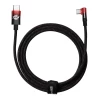 Кабель Baseus MVP Elbow USB-C to USB-C 2m Black/Red (CAVP000620)