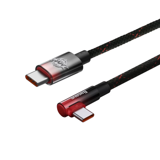 Кабель Baseus MVP Elbow USB-C to USB-C 2m Black/Red (CAVP000620)