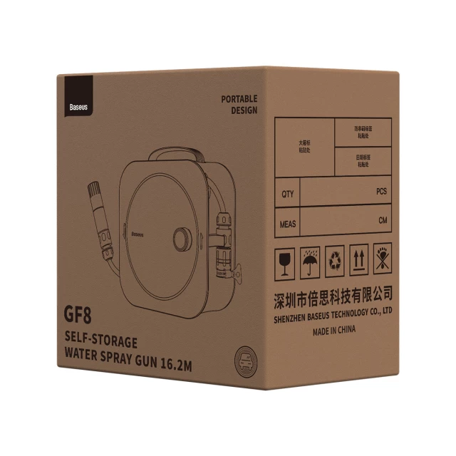 Мінімийка Baseus GF8 Water Nozzle 16.2m Dark Grey (CPGF010113)
