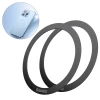 Магнитное кольцо Baseus Halo Series Magnetic Ring Silver (2 Pack) Black (PCCH000001)