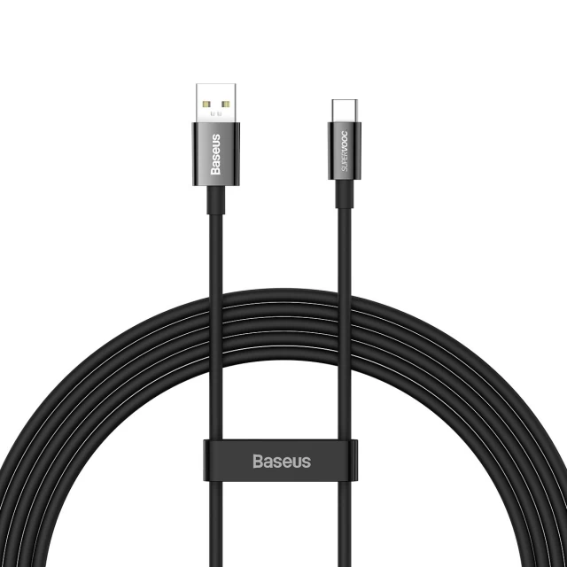 Кабель Baseus Superior Series SUPERVOOC USB-A to USB-C 65W 2m Black (CAYS001001)