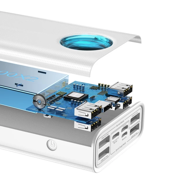 Портативное зарядное устройство Baseus Amblight Overseas Edition 65W 30000mAh White (PPLG000102)