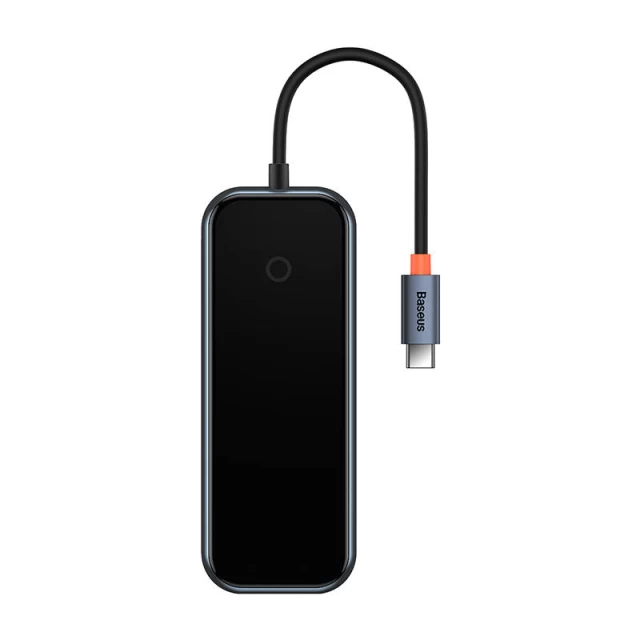 USB-хаб Baseus 7-in-1 AcmeJoy USB-C to 2x USB-A 3.0 | USB-A 2.0 | HDMI | USB-C PD | SD/TF Gray (WKJZ010413)