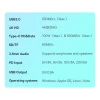 USB-хаб Baseus PadJoy 6-in-1 USB-C | USB-A | Mini Jack 3.5mm | SD | TF | HDMI-A Dark Gray (WKWJ000113)