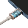 Кабель Baseus Crystal Shine Series Fast Charging 20W 2.4A USB Type-C to Lightning 1.2m Pink (CAJY001304)