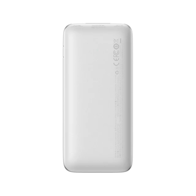 Портативний зарядний пристрій Baseus Pro 20W 10000mAh with USB Type A to USB Type C 0.3m White (PPBD040202)