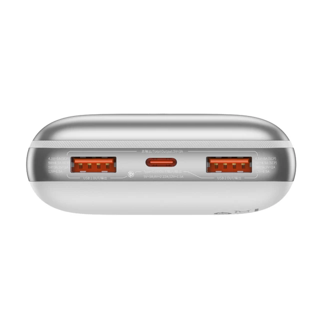 Портативний зарядний пристрій Baseus Pro 22.5W 20000mAh with USB Type A to USB Type C 0.3m White (PPBD040302)