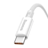 Кабель Baseus Superior Series Fast Charging USB-A to USB-C 100W 1m White (CAYS001302)