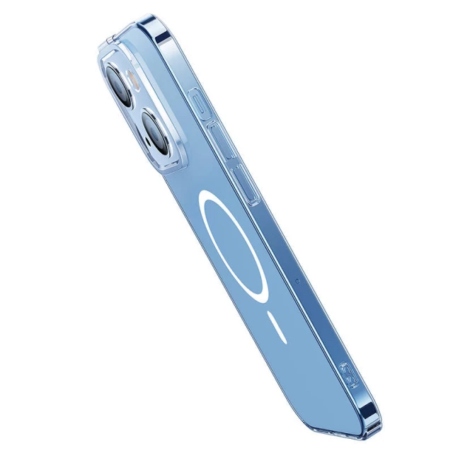 Чохол і захисне скло Baseus Crystal для iPhone 14 Plus with MagSafe (ARJC010002)