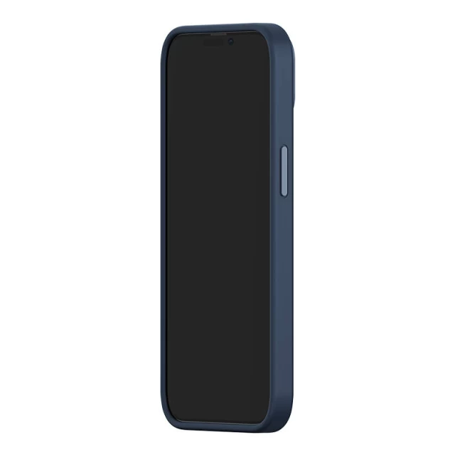 Чехол и защитное стекло Baseus Liquid Silica для iPhone 14 Pro Blue with MagSafe (ARYC000503)