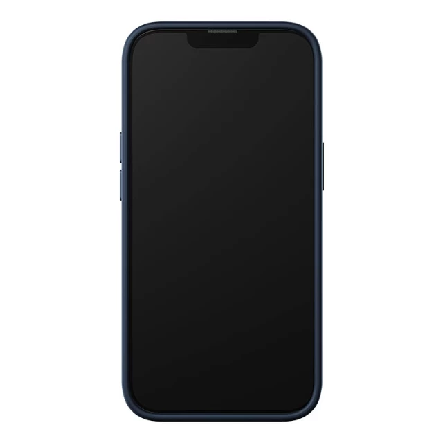 Чехол и защитное стекло Baseus Liquid Silica для iPhone 14 Plus Blue with MagSafe (ARYC000603)