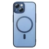 Чехол и защитное стекло Baseus Glitter для iPhone 14 Plus Blue with MagSafe (ARMC010603)