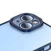 Чехол и защитное стекло Baseus Glitter для iPhone 14 Blue (ARMC021203)