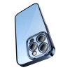 Чохол і захисне скло Baseus Glitter для iPhone 14 Pro Blue (ARMC021303)