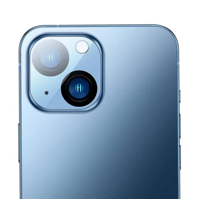 Захисне скло Baseus для камери iPhone 14 | 14 Plus 0.3mm (2 pack) (SGQK000702)