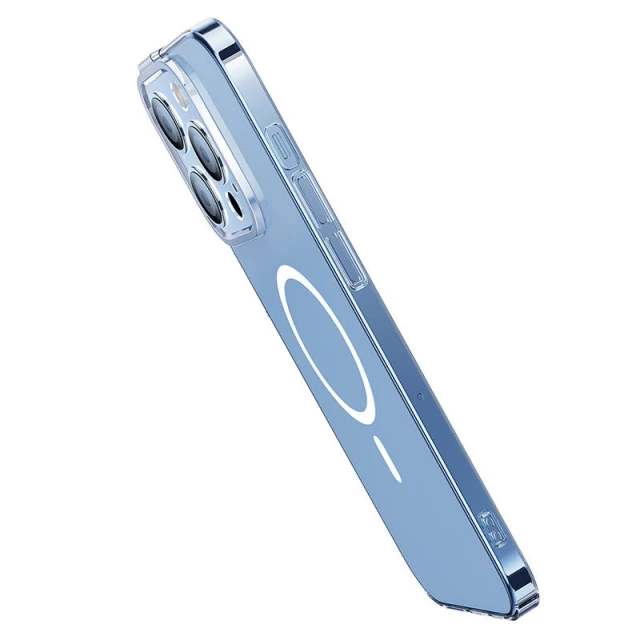 Чехол и защитное стекло Baseus Crystal для iPhone 14 Pro Max with MagSafe (ARJC010102)