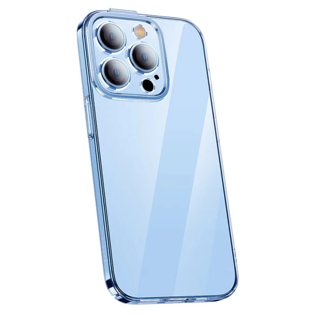 Чохол і захисне скло Baseus Crystal для iPhone 14 Pro Max (ARJB010102)