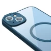 Чохол і захисне скло Baseus Frame для iPhone 14 Blue with MagSafe (ARJT020003)