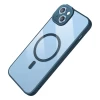 Чехол и защитное стекло Baseus Frame для iPhone 14 Plus Blue with MagSafe (ARJT030003)