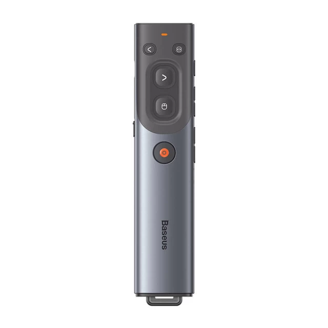 Пульт дистанционного управления Baseus Orange Dot with Laser Pointer (with Battery) Gray (WKCD020013)