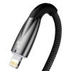 Кабель Baseus Glimmer Series Fast Charge USB-C to Lightning 1m Black (CADH000001)