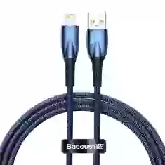 Кабель Baseus Glimmer Series USB-A to Lightning 2.4A 1m Blue (CADH000203)
