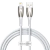 Кабель Baseus Glimmer Series Fast Charge USB-A to Lightning 1m White (CADH000202)