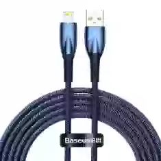 Кабель Baseus Glimmer Series USB-A to Lightning 2.4A 2m Blue (CADH000303)