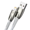 Кабель Baseus Glimmer Series Fast Charge USB-A to Lightning 2m White (CADH000302)