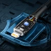 Кабель Baseus Glimmer Series Fast Charging USB-A to USB-C 100W 2m Blue (CADH000503)