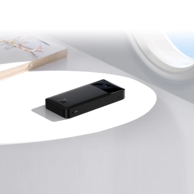 Портативний зарядний пристрій Baseus Bipow Fast Charging 20000 mAh 20W with USB-A to Micro-USB 0.25m Cable White (PPBD050302)