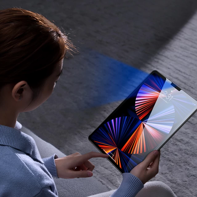 Захисне скло Baseus Tempered Glass 0.3mm для iPad Pro 12.9 2022 | 2021 | 2020 Transparent (2 Pack) (SGBL320302)