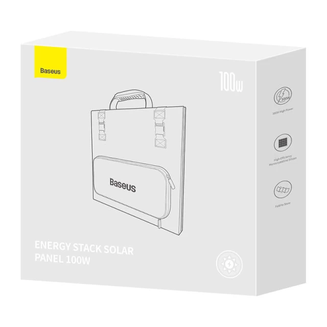Складное солнечное зарядное устройство Baseus Energy Stack 100W (CCNL050006)