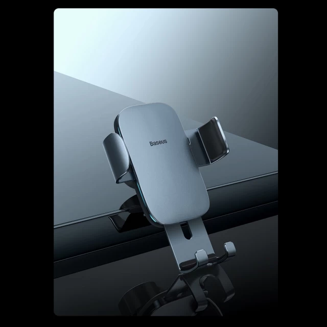 Автотримач Baseus Metal Age 2 Gravity Holder Car Air Vent Dark Grey (SUJS030013)