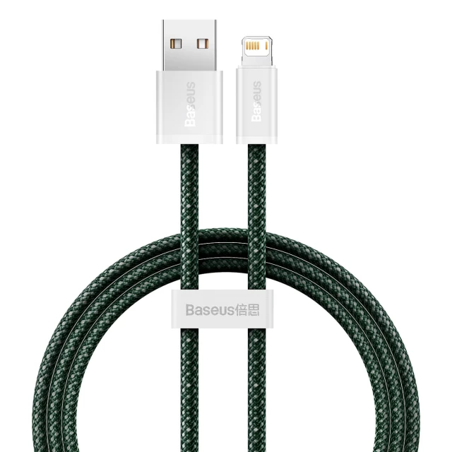 Кабель Baseus Dynamic 2 Series USB-A to Lightning 20W 1m Green (CALD040006)