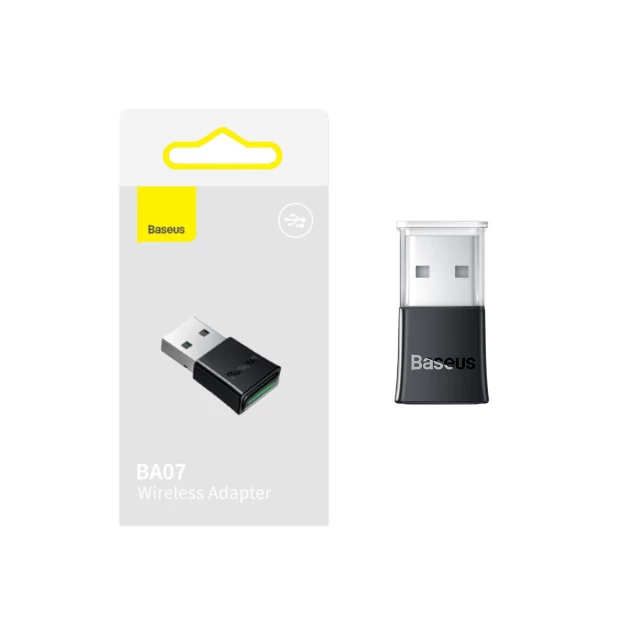 Адаптер Baseus (BA07) Bluetooth USB-A Black (ZJBA010001)