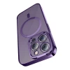 Чехол и защитное стекло Baseus Glitter Magnetic with Cleaning Kit для iPhone 14 Pro Purple with MagSafe (ARMC010805)