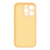 Чохол та захисне скло Baseus Liquid Silica Gel Case with Cleaning Kit для iPhone 14 Pro Max Sunglow (ARYT020810)