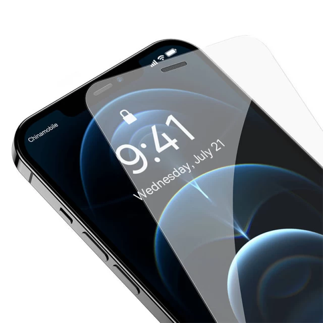Захисне скло Baseus Crystal 0.3mm для iPhone 12 Pro Max (2 pack) (SGJC040502)