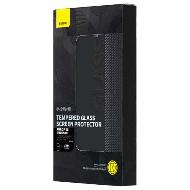 Защитное стекло Baseus Schott HD 0.3mm для iPhone 12 Pro Max (SGXT000102)
