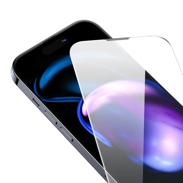 Защитное стекло Baseus Tempered Glass 0.3mm with Speaker Cover для iPhone 14 Pro Transparent (2 Pack) (SGXT001302)
