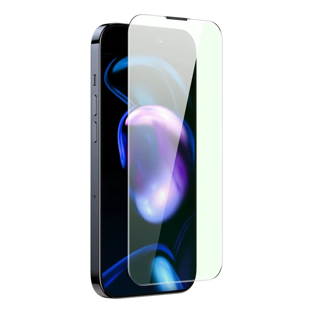 Защитное стекло Baseus Anti-Blue 0.3mm with Speaker Cover для iPhone 14 Pro Transparent (SGXT001502)