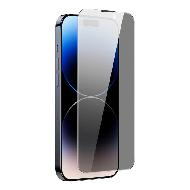 Защитное стекло Baseus Anti-Spy 0.3mm with Speaker Cover для iPhone 14 Pro Max Transparent (SGXT002202)