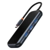 USB-хаб Baseus AcmeJoy 5-in-1 USB-C to 4xUSB-A/USB-C Dark Grey (WKJZ010513)