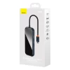 USB-хаб Baseus AcmeJoy 8-in-1 USB-C to 3xUSB-A/USB-C/Ethernet/HDMI/SD/TF Dark Grey (WKJZ010613)