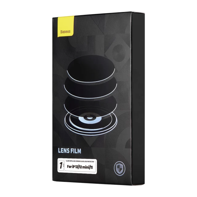 Защитное стекло Baseus для камеры iPhone 12 | 12 mini | 11 Camera Glass Transparent (SGZT030502)